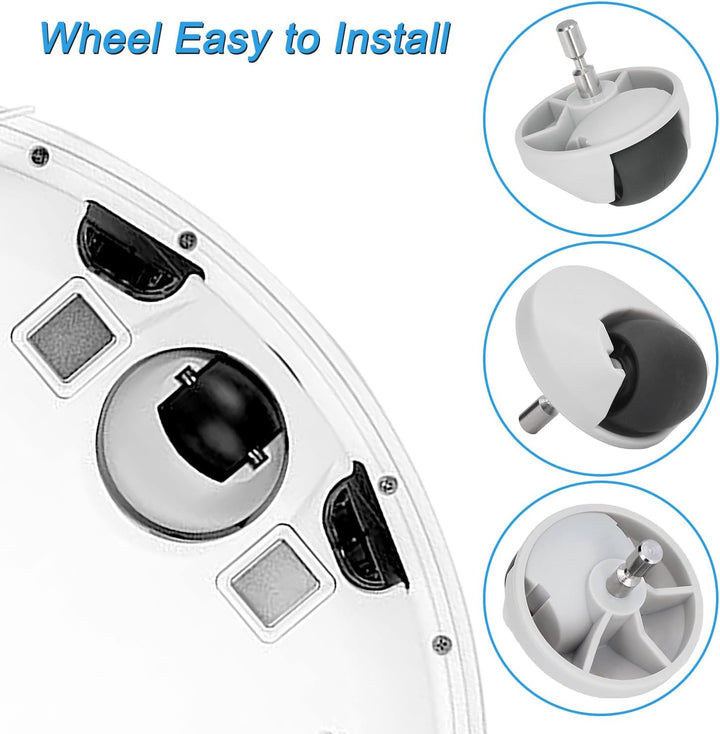 Zubehör Ersatzteile für Xiaomi Roborock S6 S60 S65 S5 Max S5 S50 S51 S55 Staubsauger, 2 Hauptbürste