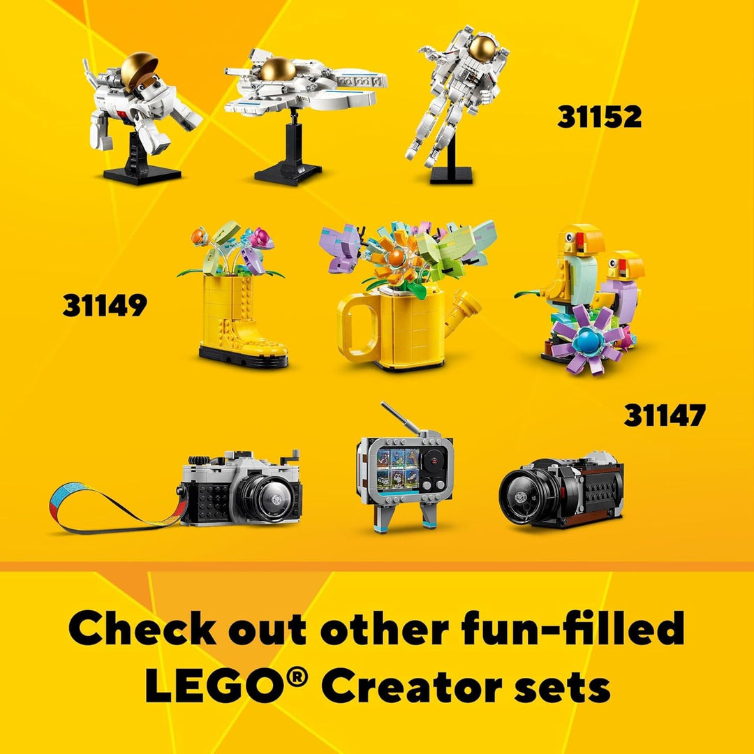 Lego Creator 3 in 1 Retro Rollschuh Bauset 31148, verwandelt Sich vom Rollschuhspielzeug zum Mini-Sk