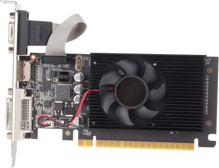 Bewinner GT610 Grafikkarte, 2 GB, DDR3, 64 Bit, HDMI DVI VGA Desktop Grafikkarte, PCI Express X16 Co