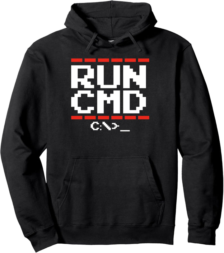 RUN CMD Programmierer Pullover Hoodie