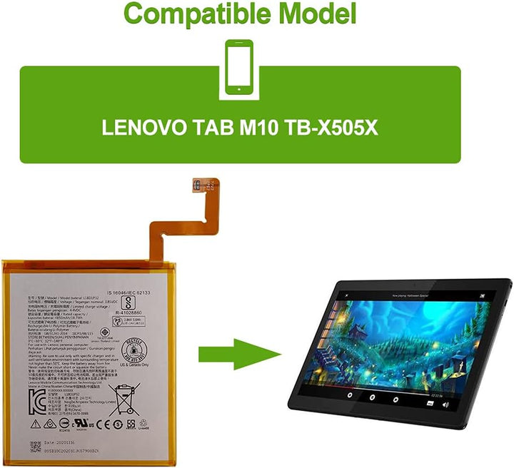 SwarKing Ersatz Akku L18D1P32 Kompatibel mit Lenovo TAB M10 TB-X505X with Toolkit
