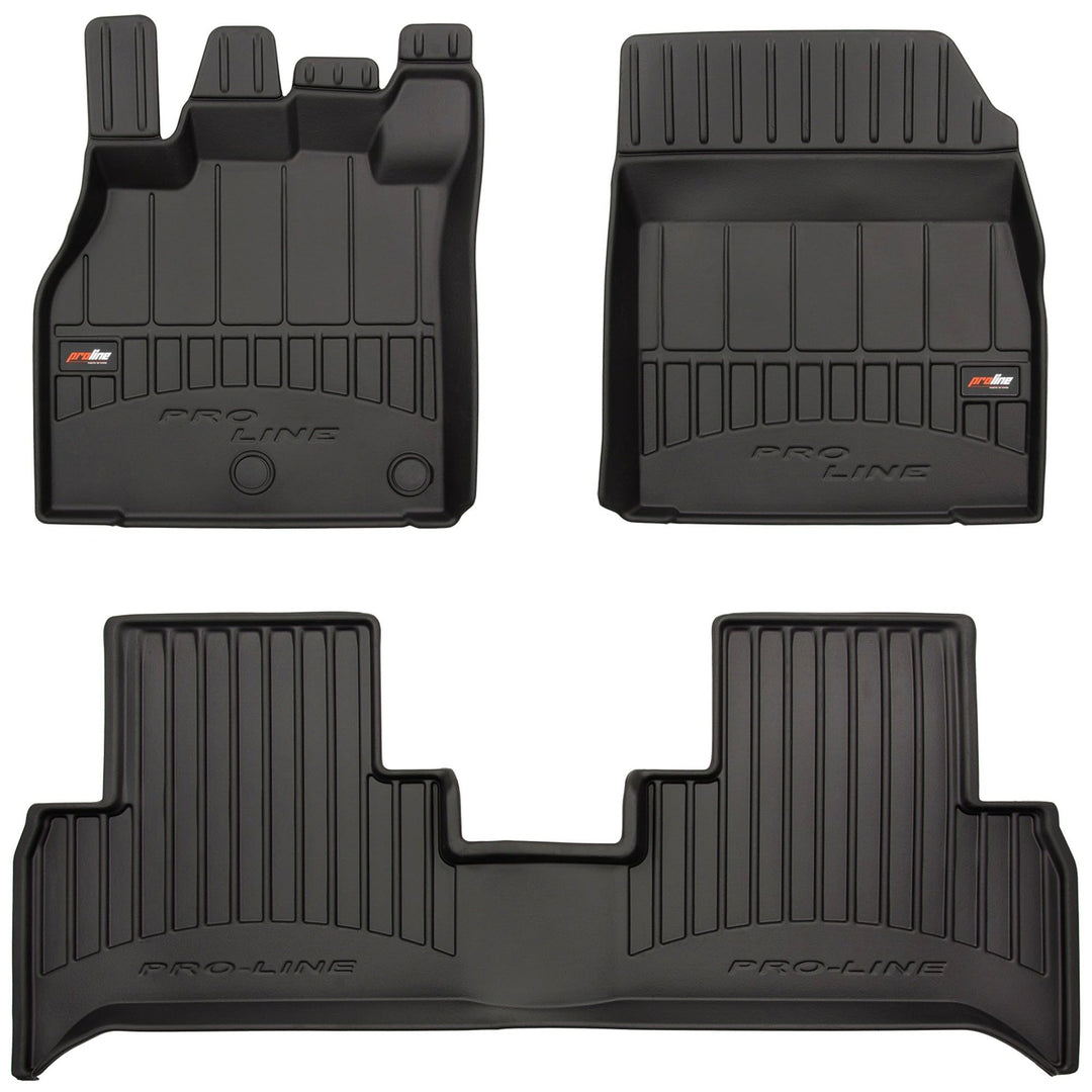 SMK Gummimatten Auto Fussmatte passt für Renault Grand Scenic II 2009-2016 Verbessern Sie Ihren Reis