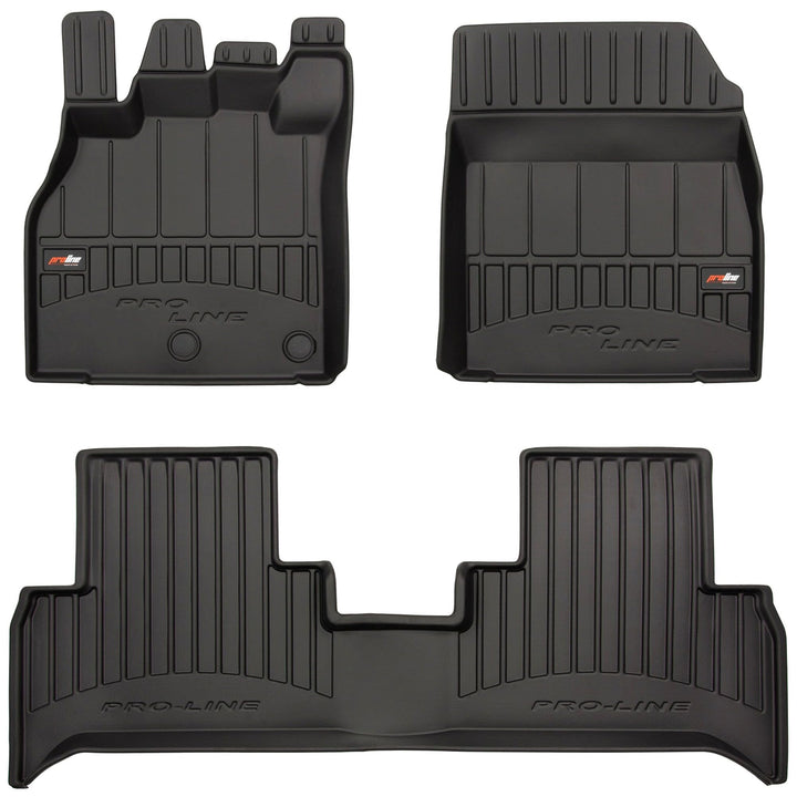 SMK Gummimatten Auto Fussmatte passt für Renault Grand Scenic II 2009-2016 Verbessern Sie Ihren Reis