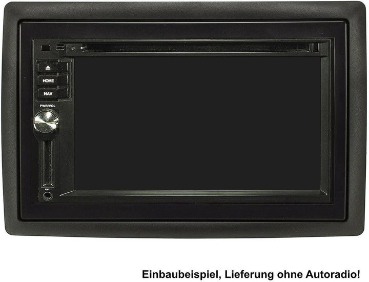 tomzz Audio 2445-036 Doppel DIN Radioblende Set kompatibel mit Renault Megane II Scenic II Bj.2005-2