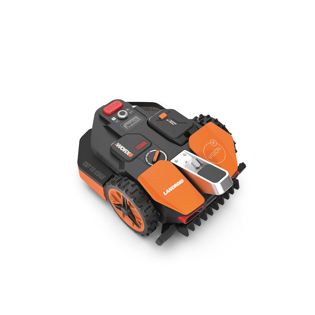 WORX Landroid Vision M800 WR208E.1 - Mähroboter ohne Begrenzungskabel für Gärten bis 800m², AI Rasen