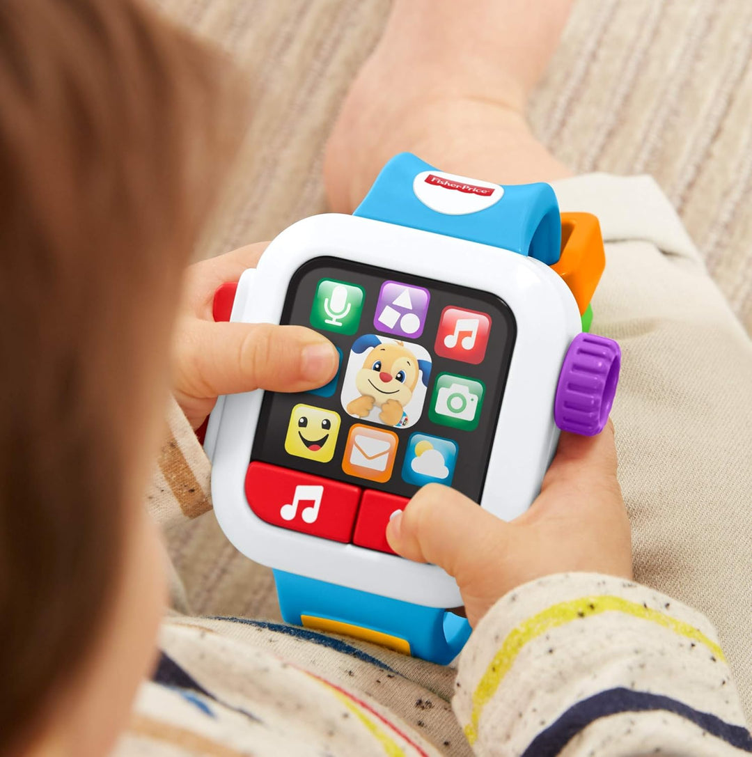 Fisher Price GJW10 GNK88 - Lernspass Smart Watch, Musikspielzeug für Babys ab 6 Monaten Deutschland