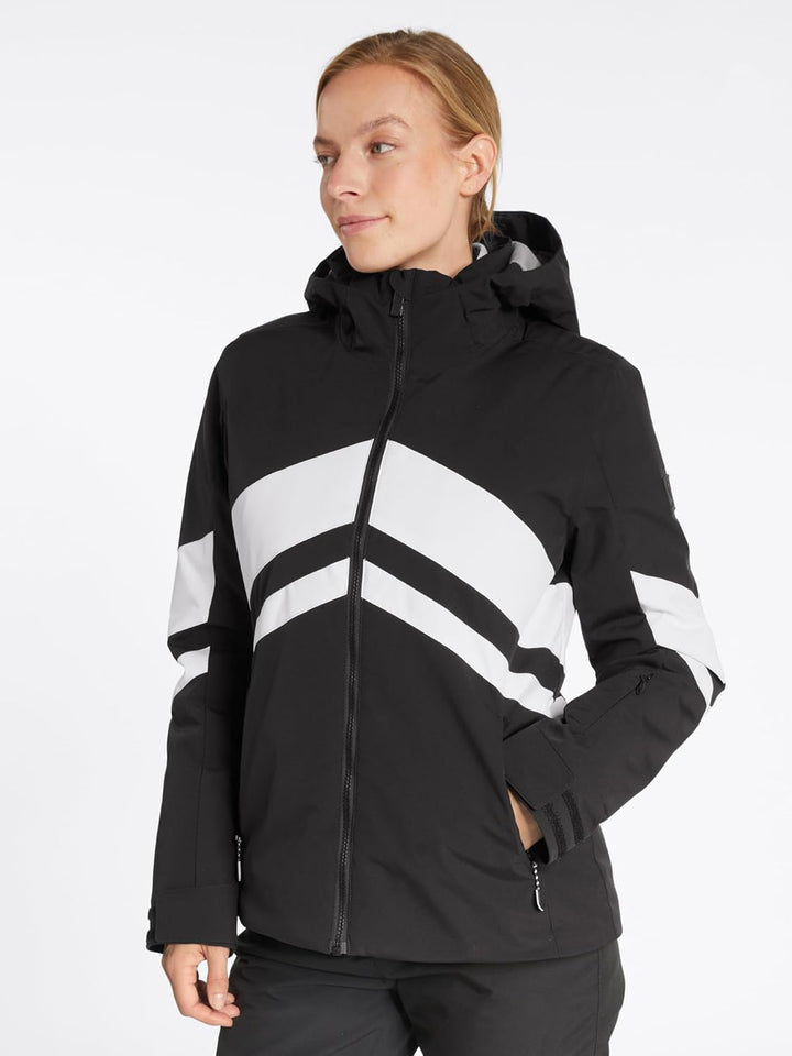 Ziener Damen Telia Ski-Jacke/Winter-Jacke | warm, atmungsaktiv, wasserdicht (1er Pack) 40 Schwarz, 4