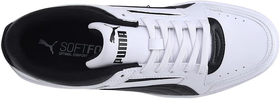 PUMA Herren Rebound Joy Low Sneaker 43 EU Puma White Puma Black, 43 EU Puma White Puma Black
