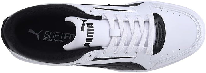 PUMA Herren Rebound Joy Low Sneaker 43 EU Puma White Puma Black, 43 EU Puma White Puma Black
