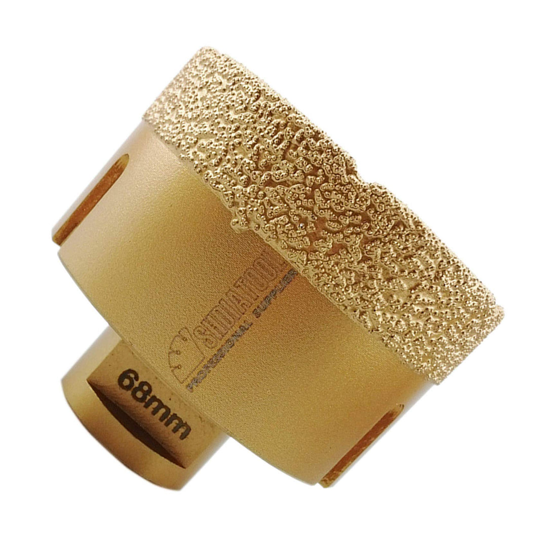 SHDIATOOL Diamant-bohrkrone Durchmesser 68mm Diamanthöhe 15MM für Porzellan Fliese Granit Marmor Tro