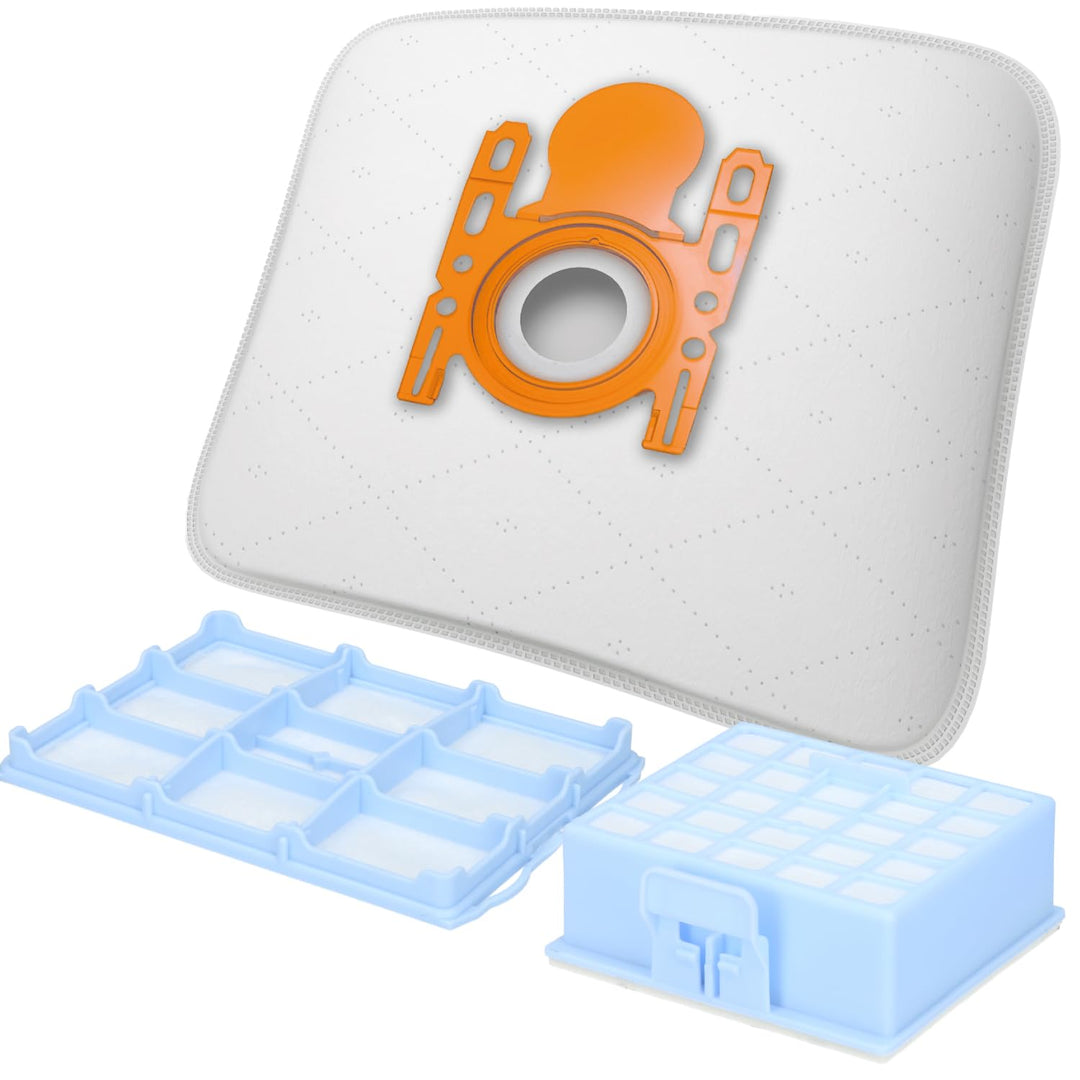 McFilter I 10 Staubsaugerbeutel + 1 Hepa Filter + 1 Motorschutzfilter geeignet für Bosch BSG6 Siemen