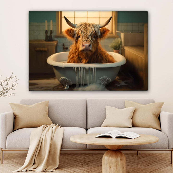 MuchoWow© Leinwandbild Gross 120x80 cm XXL Dekoration Wohnzimmer Bilder Aufhängen Wall Decoration Li