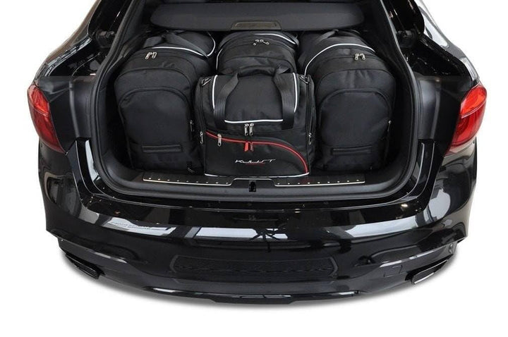 KJUST Dedizierte Kofferraumtaschen 4 STK kompatibel mit BMW X6 F16 2014-2019