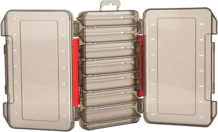 Doppelseitige Angelbox, Tacklebox Köderbox Doppelschicht Angelbox Wasserdicht Angelzubehör Boxen Köd