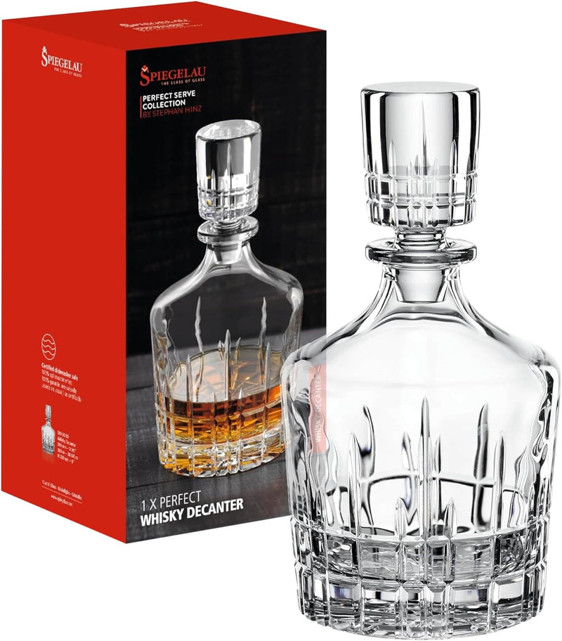 Spiegelau & Nachtmann, Whisky-Dekanter, Whiskyflasche, Kristallglas, 0,75 Liter, Perfect Serve, 4500