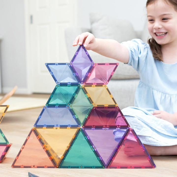 Connetix Erweiterungspaket Pastellform, 48 Stück, Mehrfarbig