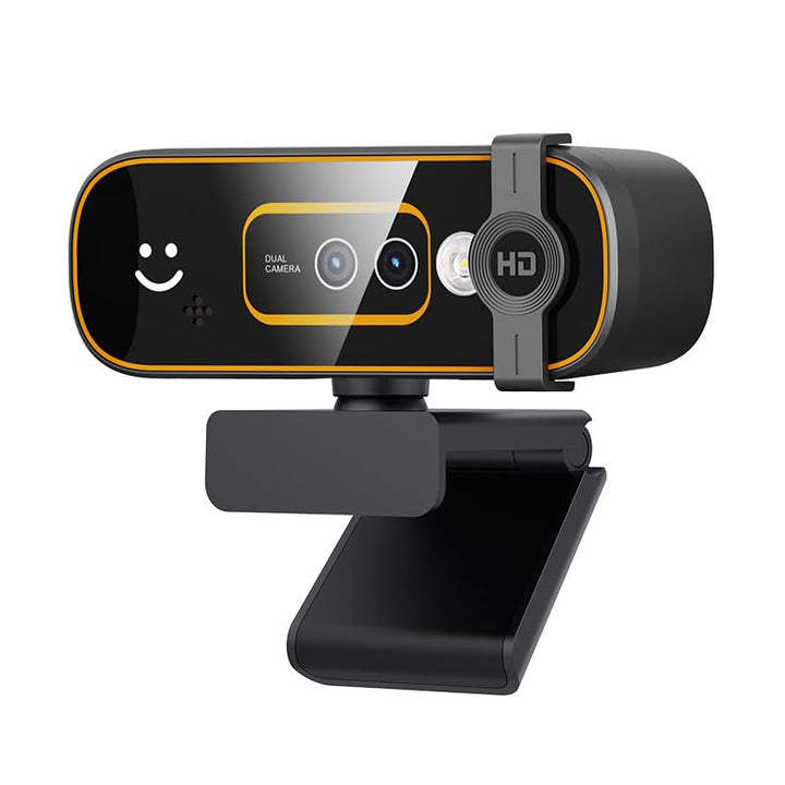 XUMIUZIY 1080P 30FPS Webcam mit Hello, Gesichtserkennungs Webcam mit privater Abdeckung, integrierte