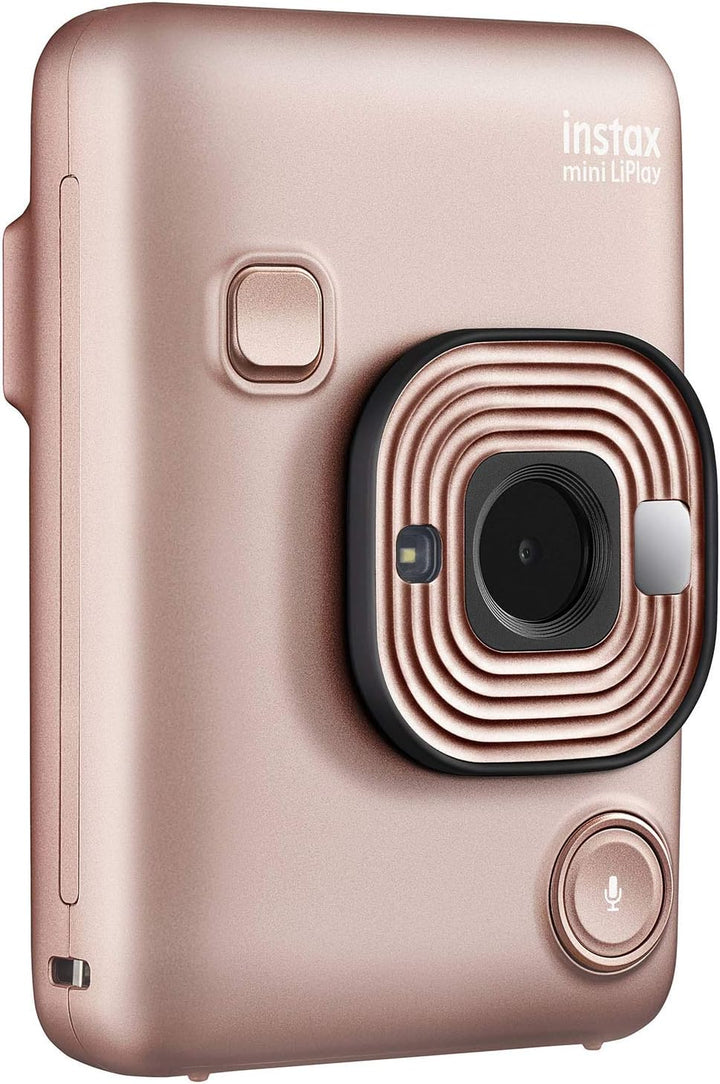INSTAX Blush Gold LiPlay, Sofortbildfilm, Single Blush Gold Single, Blush Gold Single