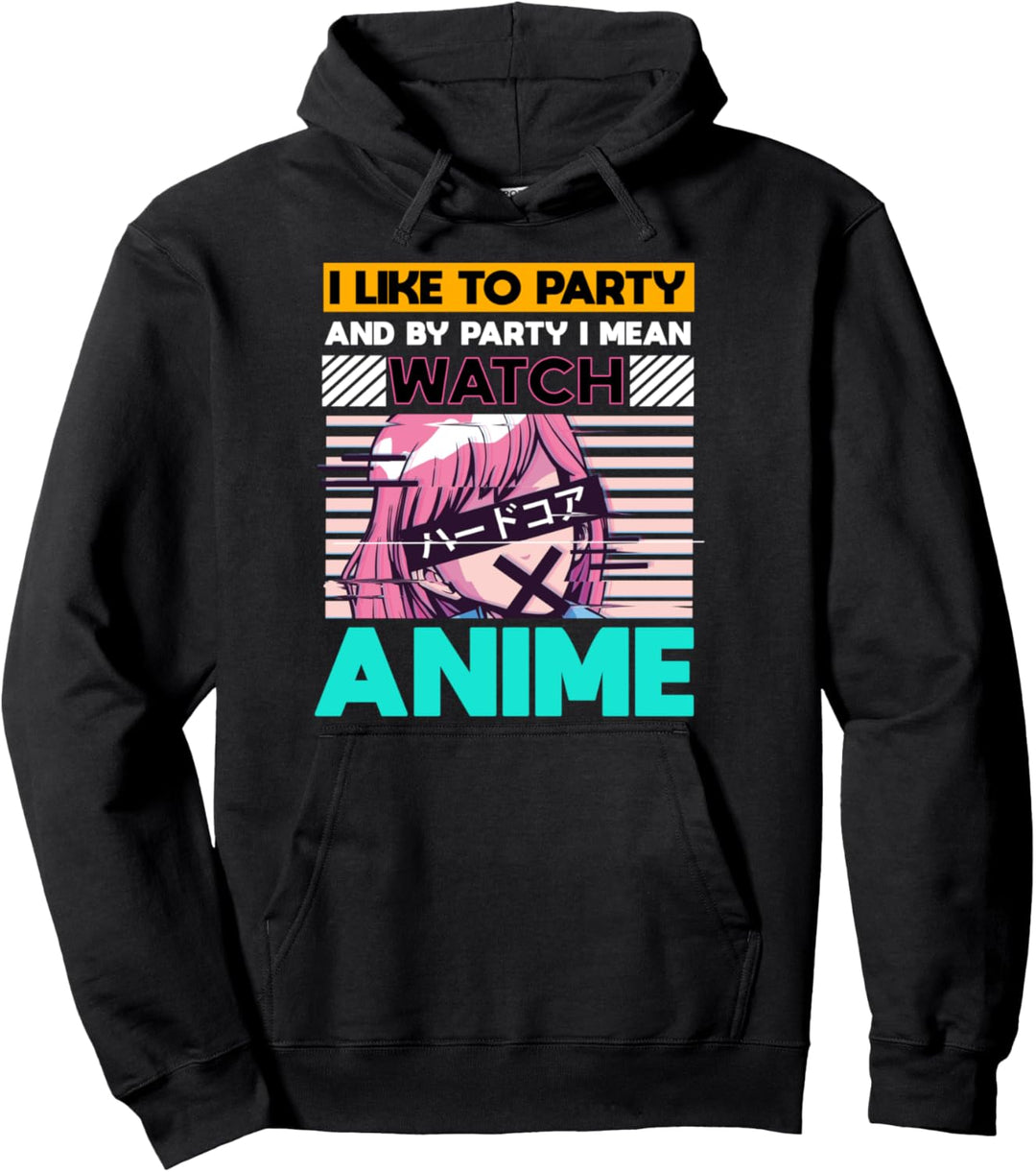 I like To Party Cosplay Manga Merch Otaku Geschenk Anime Pullover Hoodie
