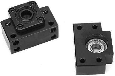SFU1605 Gewindespindel 600 mm Edelstahl Kugelumlaufspindel mit BK12 / BF12 Unterstützung und 6,35 x