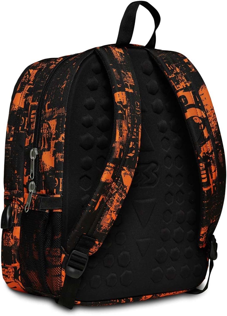 Seven Unisex Kinder Zaino Freethink FREETHINK Rucksack (3er Pack) 33 x 44 x 20 cm Orange, 33 x 44 x