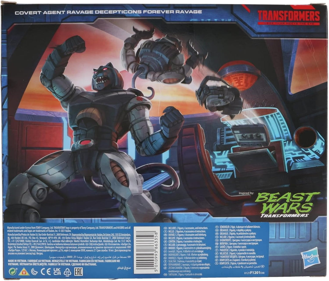 Transformers Generations War for Cybertron Exclusive Deluxe Covert Agent Ravage und Micromaster Dece