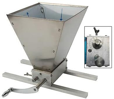 Verstellbare MalzmüHle Heimbrauer GetreidemüHle SchrotmüHle Crusher Brewers 30Kg Mahlansatz HandmüHl