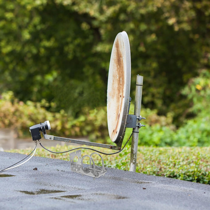 ARTIBETTER Aluminiumlegierung Antennenhalterung Outdoor Wetterfeste Masthalterung mit U bügel Klemme