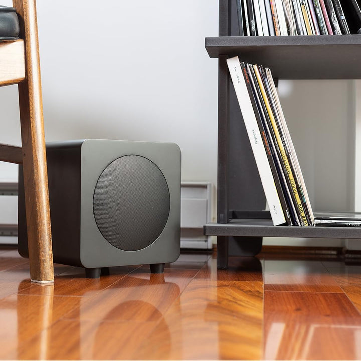 Kanto SUB8VMB 8" 300W Sealed Powered Subwoofer | Matte Black