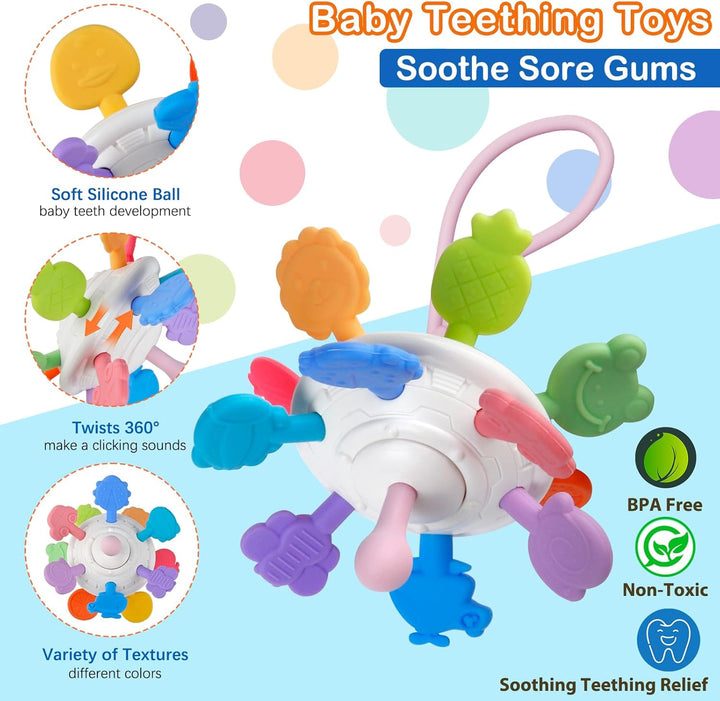 Aliex Baby Spielzeug, Montessori Babyspielzeug – Motorikspielzeug | Stapelturm | Stapelsteine | Moto