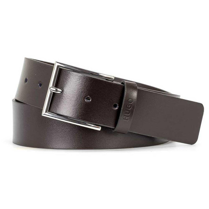 HUGO Herren Giaspo Sz40 Gürtel aus Leder mit Logo-Prägung auf der Schlaufe 80 202, 80 202