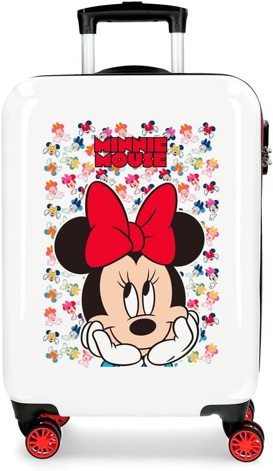 Disney Minnie Diva Cockpit-Koffer, mehrfarbig, 38 x 55 x 20 cm, ABS-Kombinationsverschluss, 34 l, 2