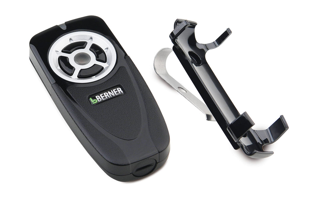 Berner Miniatur Handsender BDS150SET (Fernbedienung für Garagentorantriebe, inkl. Wandhalterung + So