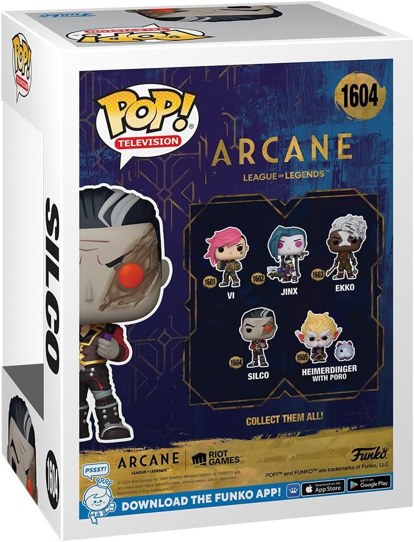Funko Pop! TV: Arcane LOL - Silco - Arcane: League of Legends - Vinyl-Sammelfigur - Geschenkidee - O