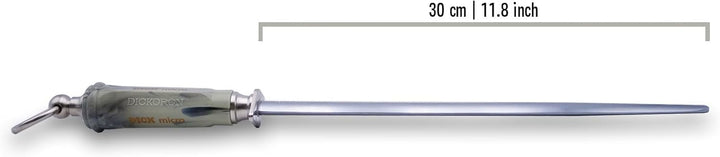 F. DICK Wetzstahl DICKORON Micro (Superfeinzug mit Klingenlänge 30 cm, Oval, 65 HRC) 75003300