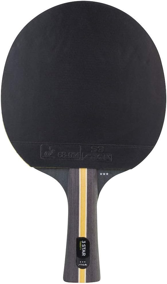 STIGA Tischtennisschläger Trinity 3-Sterne, schwarz/rot Einzelbett, Einzelbett