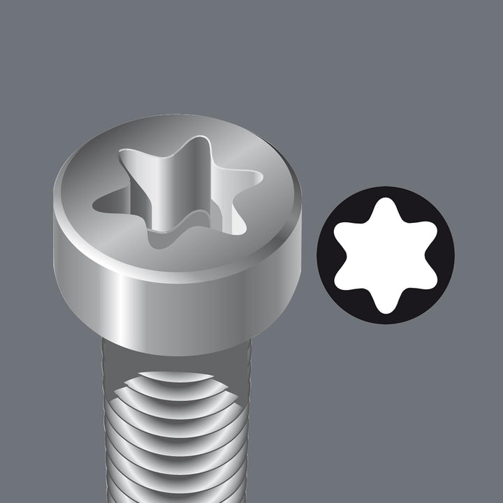 Wera 977 Torx-Schraubendreher, TX 25 x 100 mm, 05024402001, TX 25 x 100 mm