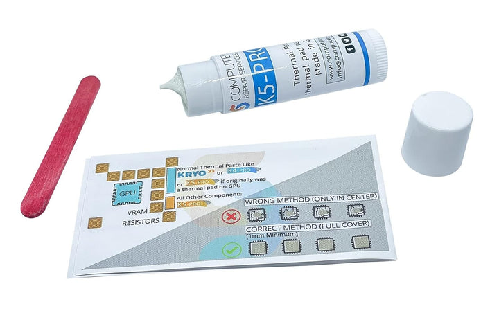 K5 PRO 10g viskose Wärmeleitpaste für Wärmeleitpads Ersatzflüssigkeit Wärmeleitpaste Kompatibel mit