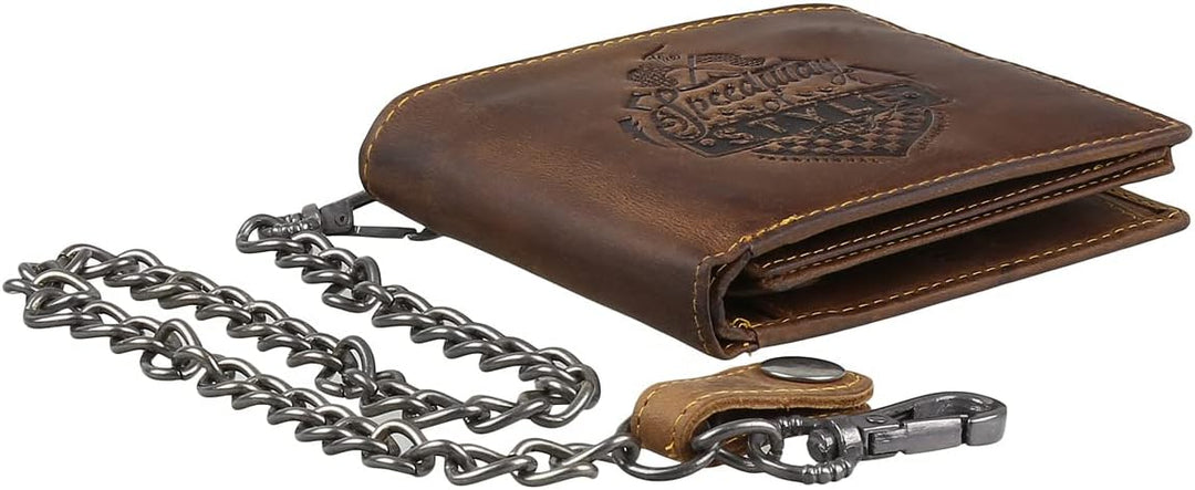 Greenburry Racing Collection Dallas Geldbörse RFID Leder 12,5 cm Brown, Brown