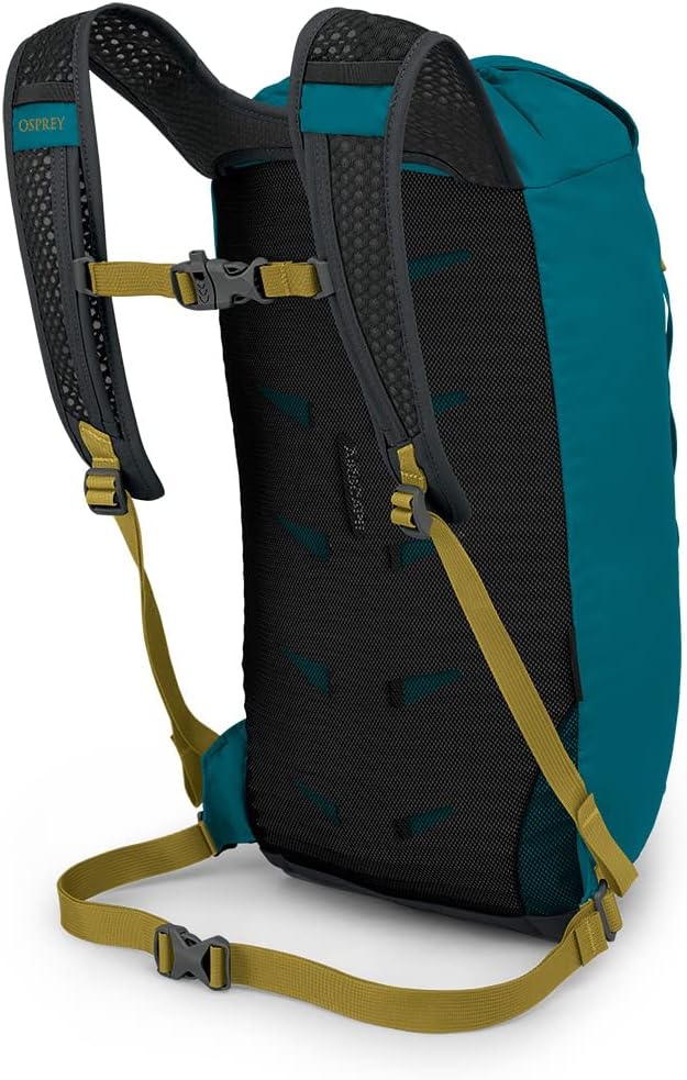 Osprey Europe Daylite Cinch Pack Backpack Deep Peyto Green/Tunnel Vision, Deep Peyto Green/Tunnel Vi