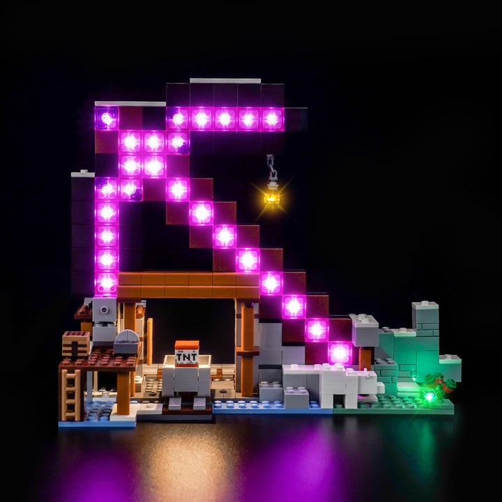 Led Licht Set Kompatibel mit Lego The Pickaxe Mine 21277 (Kein Modell), Dekorationsbeleuchtungsset C