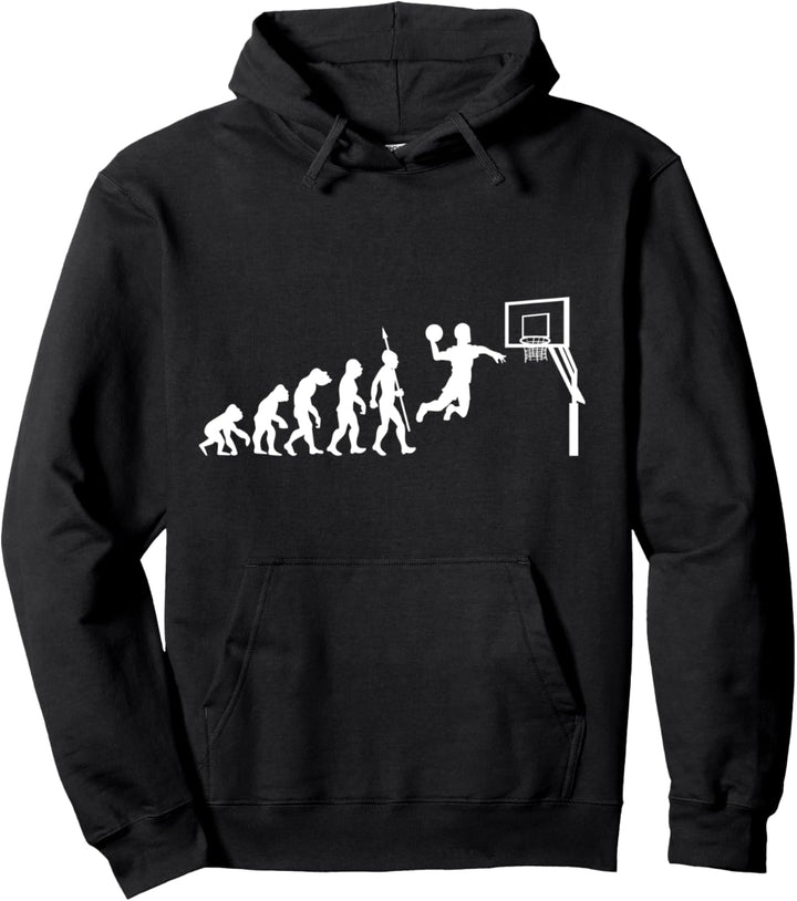 Lustig Basketballer Basketball Evolution Basketballspieler Pullover Hoodie