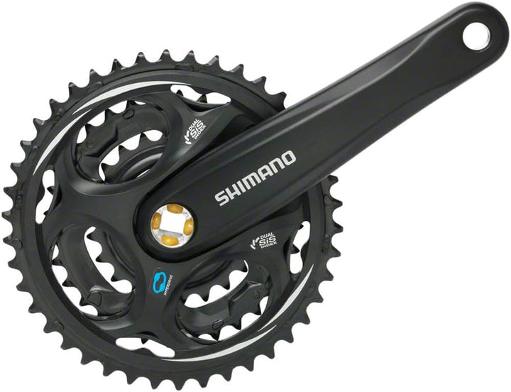 SHIMANO Altus FC-M311 3x7/8 Crankset Schwarz - Schwarz Einheitsgrösse, Schwarz - Schwarz Einheitsgrö