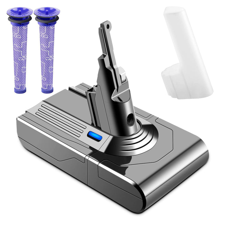 EICHXO 21.6V 4500mAh Ersatzakku Kompatibel mit Dyson V8 Akku Li-Ionen Batterie für V8 Absolute Anima