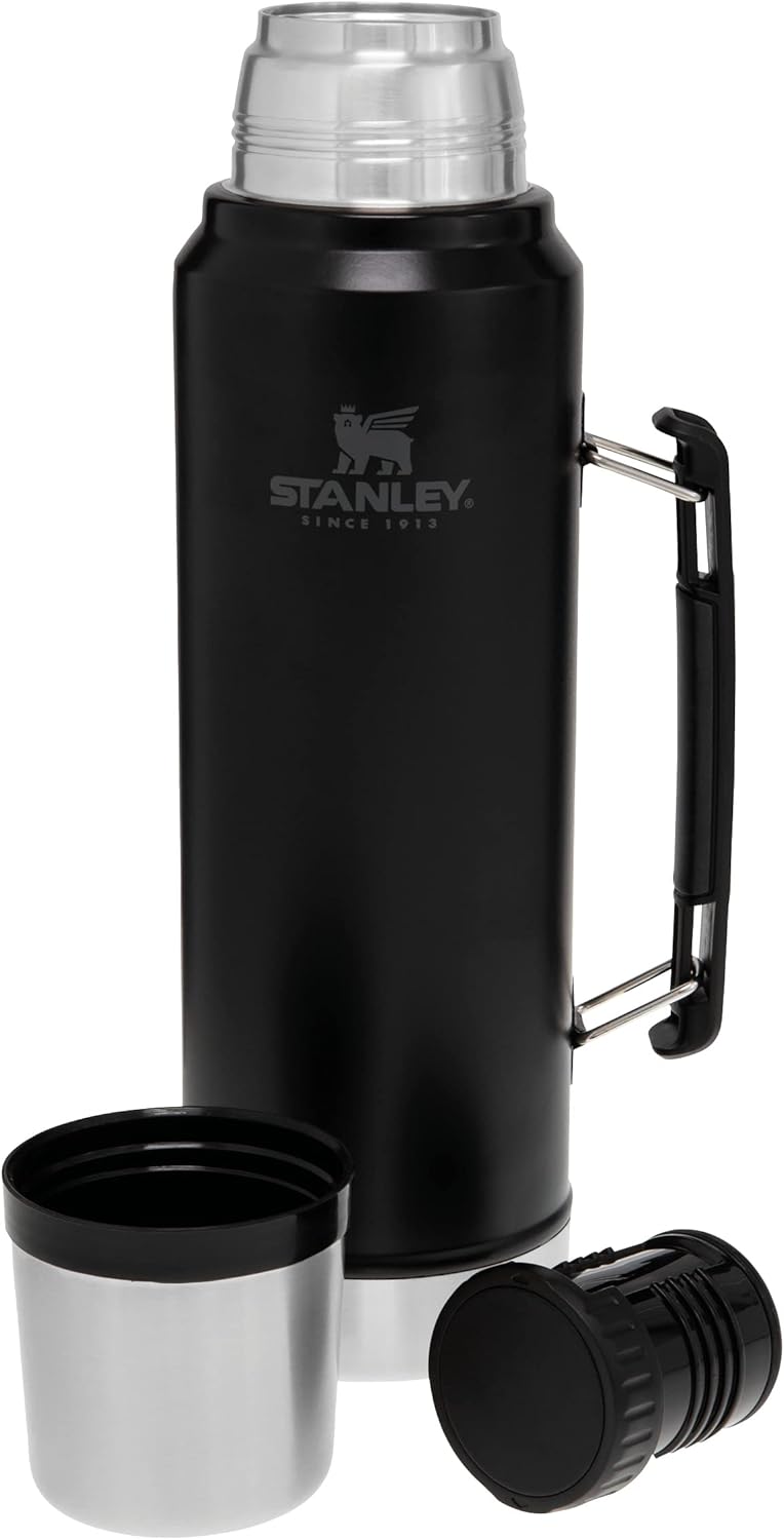 Stanley Classic Legendary Thermosflasche Edelstahl 1L - Thermos Hält 24 Stunden Heiss oder Kalt - Ed