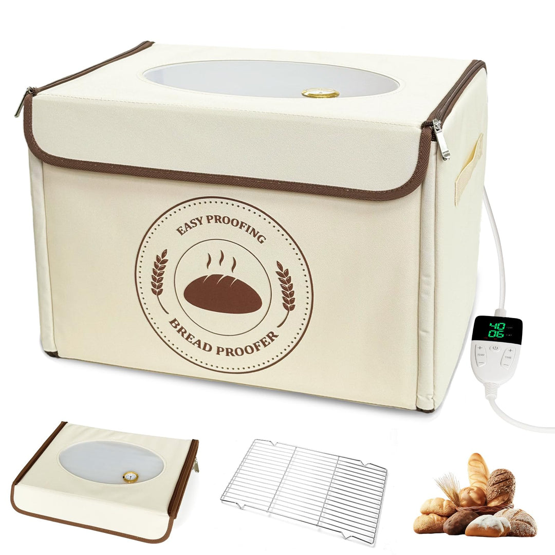 Brot Gärbox Sauerteig, Dreiseitenheizung Gärbox mit Heizung (Temperaturregelungsintervall 1 °C) für