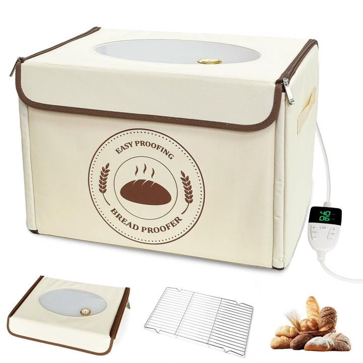 Brot Gärbox Sauerteig, Dreiseitenheizung Gärbox mit Heizung (Temperaturregelungsintervall 1 °C) für
