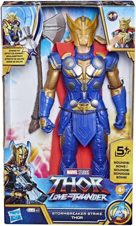 Marvel Studios' Thor: Love and Thunder Stormbreaker Strike Thor-Spielfigur, elektronische Figur 30 c