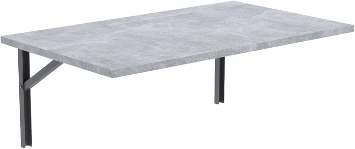 mikon 80x40 | Wandklapptisch Klapptisch Wandtisch Küchentisch Schreibtisch Kindertisch | Beton 80x40