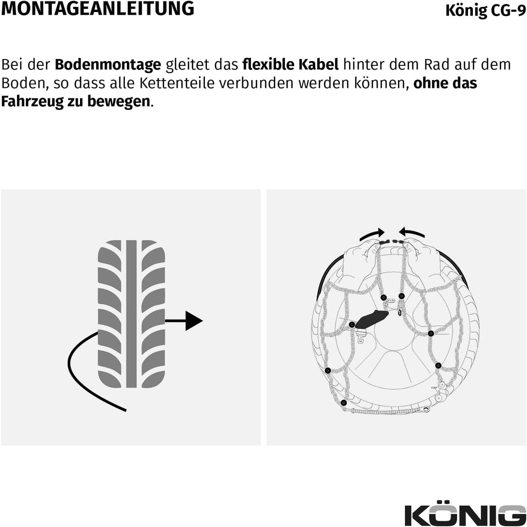 KÖNIG CG-9 105 - Schneeketten, CG-9 105